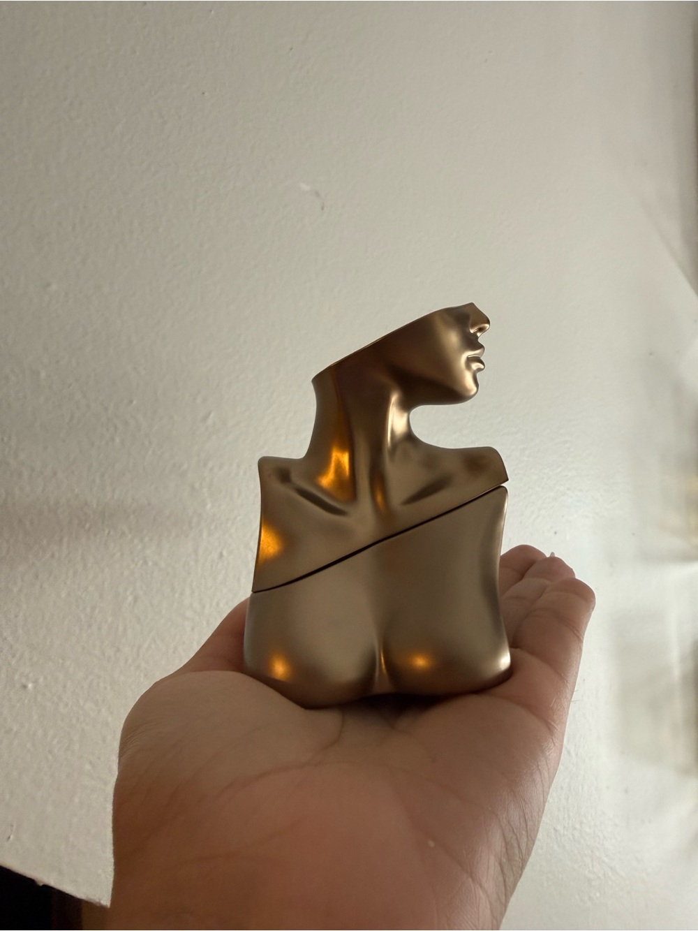 Gold Abstract Female Torso Sculpture - Modern Decorative Accent